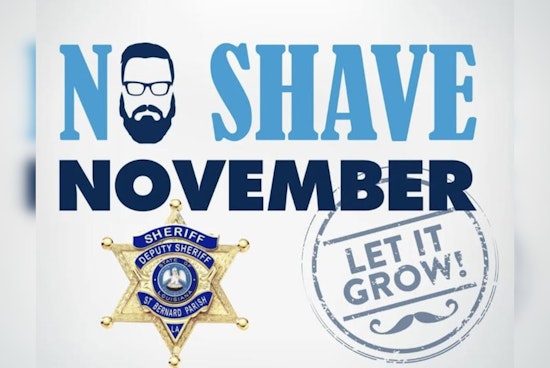 St. Bernard Parish Sheriff's Deputies Sport Beards for Charity in No-Shave November Initiative