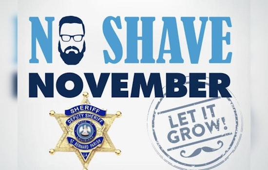 St. Bernard Parish Sheriff's Deputies Sport Beards for Charity in No-Shave November Initiative
