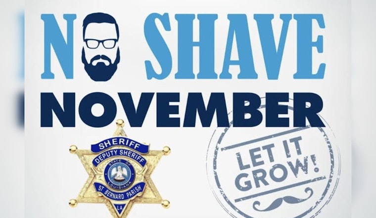 St. Bernard Parish Sheriff's Deputies Sport Beards for Charity in No-Shave November Initiative