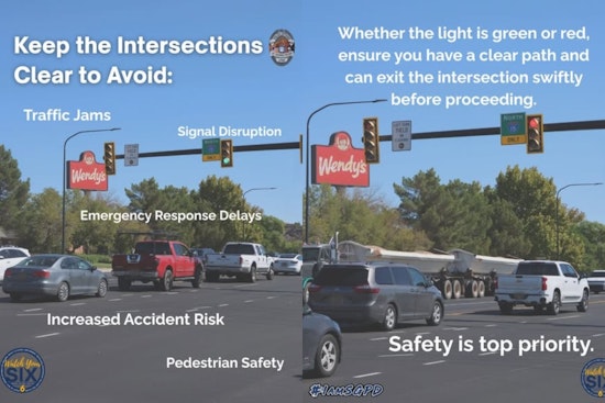 St. George Police Urge Drivers: 'Don't Block the Box' to Ensure Road Safety and Flow