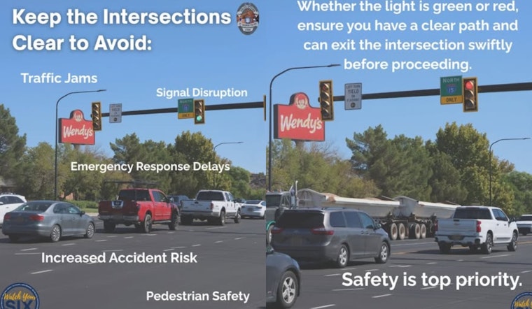 St. George Police Urge Drivers: 'Don't Block the Box' to Ensure Road Safety and Flow
