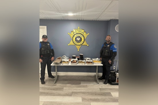 St. John the Baptist Parish Deputies Receive Thanksgiving Feast from Grateful Local Family