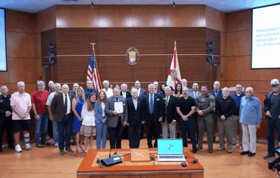 St. Johns County Board Honors Military Service with Veterans Day Proclamation