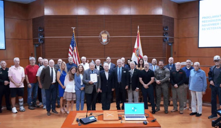 St. Johns County Board Honors Military Service with Veterans Day Proclamation
