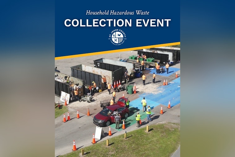 St. Johns County Hosts Free Hazardous Waste and E-Waste Collection Event in Elkton