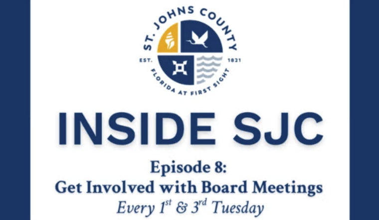 St. Johns County Launches 'Inside SJC' Video Series to Foster Civic Engagement and Transparency