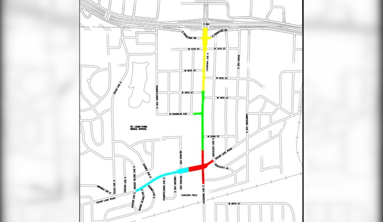St. Louis Park's Louisiana Avenue Roadwork Continues, City Aims for November 2025 Reopening