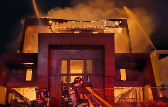 St. Petersburg Fire Rescue Battles Blaze at Uninhabited Three-Story Home Under Construction