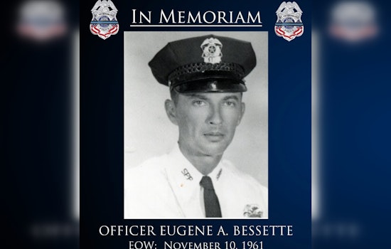 St. Petersburg Police Department Honors Fallen Officer Eugene Bessette on 64th Anniversary of His End of Watch