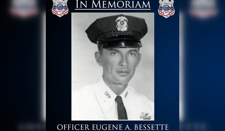 St. Petersburg Police Department Honors Fallen Officer Eugene Bessette on 64th Anniversary of His End of Watch