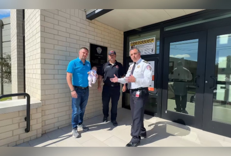 St. Tammany Fire Protection District Introduces First Safe Haven Baby Box in Olde Towne Slidell