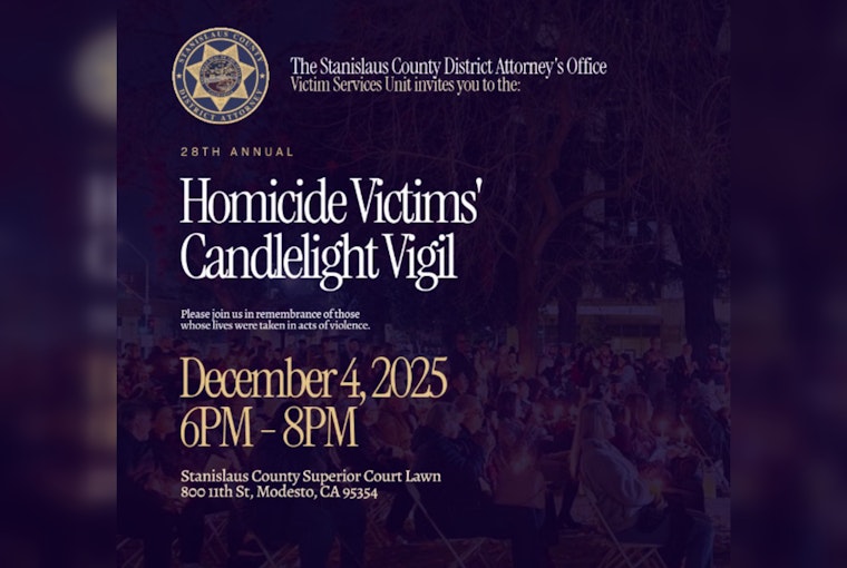 Stanislaus County DA Invites Community to 28th Annual Homicide Victims’ Candlelight Vigil in Modesto
