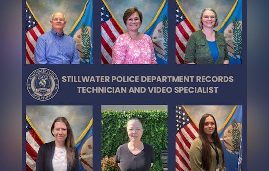 Stillwater Police Honor Records Technicians and Video Specialist During Law Enforcement Records Personnel Week