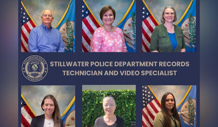 Stillwater Police Honor Records Technicians and Video Specialist During Law Enforcement Records Personnel Week