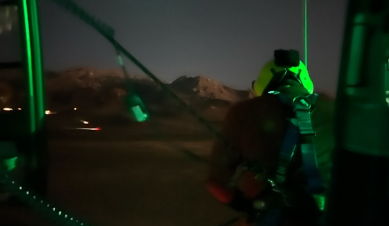 Stranded Climbers in Juniper Canyon Rescued by LVMPD SAR Team After Rappelling Mishap