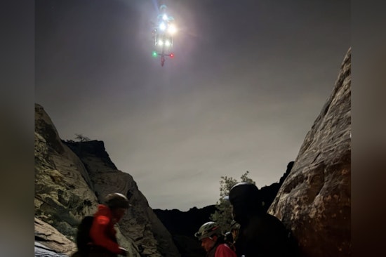 Stranded Hikers Rescued in Ice Cube Canyon Near Las Vegas on Thanksgiving Day