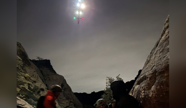 Stranded Hikers Rescued in Ice Cube Canyon Near Las Vegas on Thanksgiving Day