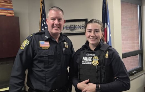 Strongsville Celebrates Officer Grzywna's Transition to Customs and Border Protection After Intensive Federal Training
