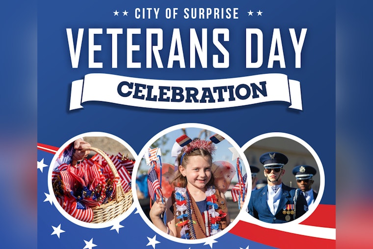 Surprise to Honor Veterans with Parade and Festivities This Tuesday, Plan Ahead for Road Closures