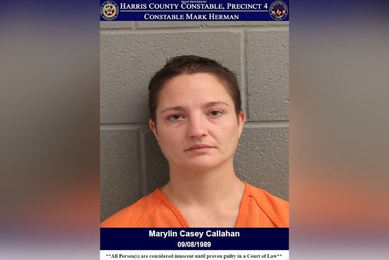 Suspect Marylin Casey Callahan Arrested for Deadly Conduct During Welfare Check in Harris County