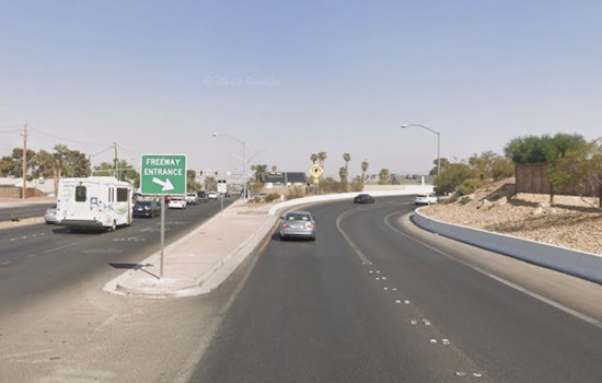 Suspected Impaired Driver Leads Police on High-Speed Chase Through East Las Vegas Ending in Freeway Crash