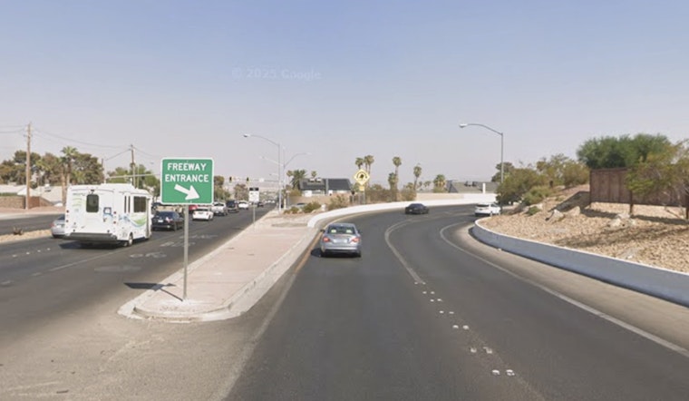 Suspected Impaired Driver Leads Police on High-Speed Chase Through East Las Vegas Ending in Freeway Crash