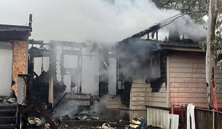 Suspicious Blaze Engulfs Abandoned Home Near Wallace, Calaveras County Firefighters Investigate