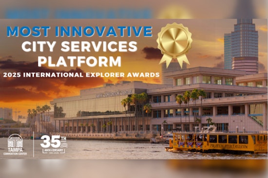 Tampa Convention Center Wins 'Most Innovative City Services Platform' at International Explorer Awards