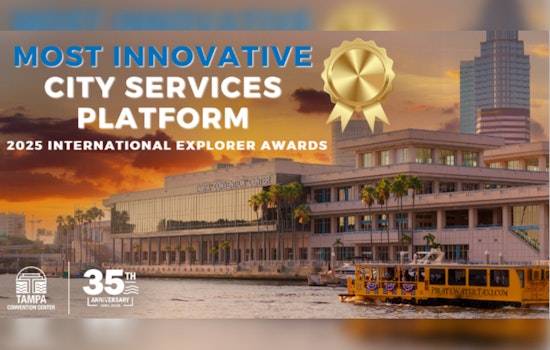Tampa Convention Center Wins 'Most Innovative City Services Platform' at International Explorer Awards