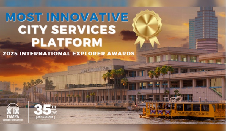 Tampa Convention Center Wins 'Most Innovative City Services Platform' at International Explorer Awards