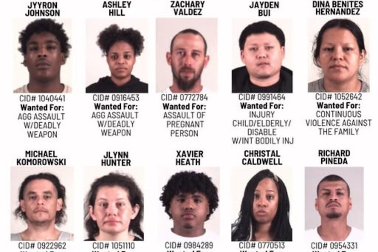 Tarrant County Sheriff's Office Seeks Public Help to Locate Most Wanted Fugitives, $1000 Rewards Offered