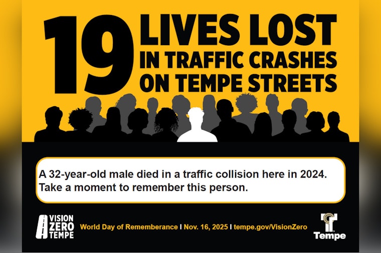 Tempe Honors Traffic Victims with Memorials, Aligning with World Day of Remembrance