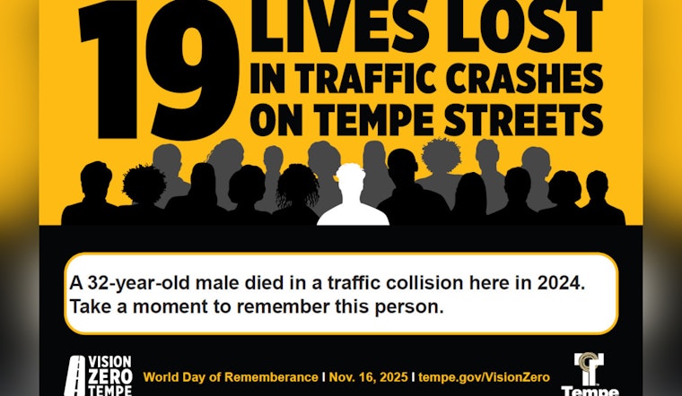 Tempe Honors Traffic Victims with Memorials, Aligning with World Day of Remembrance