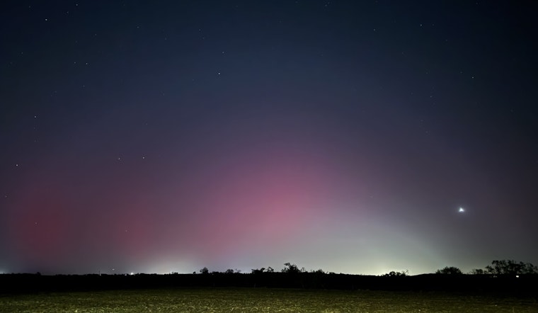 Texan Skies Aglow with Rare Northern Lights Spectacle Amid Geomagnetic Storm