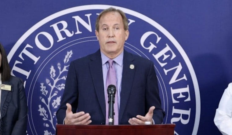 Texas AG Ken Paxton Sues Harris County Over $1.3M in Taxpayer Funds Allocated for Undocumented Immigrants' Legal Defense
