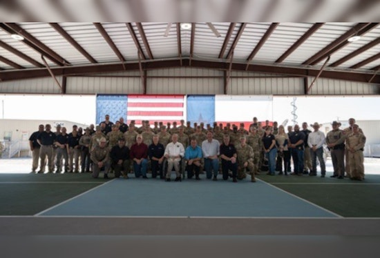 Texas Governor Abbott and Fellow Leaders Serve Thanksgiving Meals to Honor Operation Lone Star Service Members