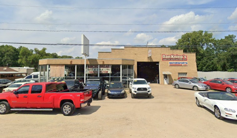 Thanksgiving Blaze Engulfs Morton Auto Shop, Regional Firefighters Battle Flames Visible for Miles