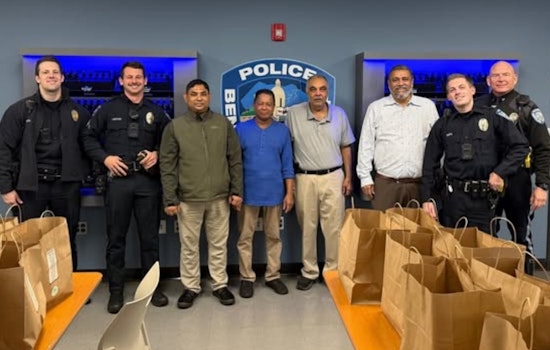 The Spice Rack Serves Thanksgiving Gratitude to Bensalem Police, Cementing Community Ties