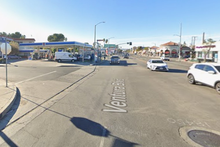 Traffic Incident Triggers Geyser that Collapses Canopy at Tarzana Gas Station; No Injuries Reported