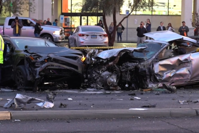 Two Dead and Several Injured in Multi-Vehicle Collision in Las Vegas as Driver Is Booked for Reckless Driving Charges