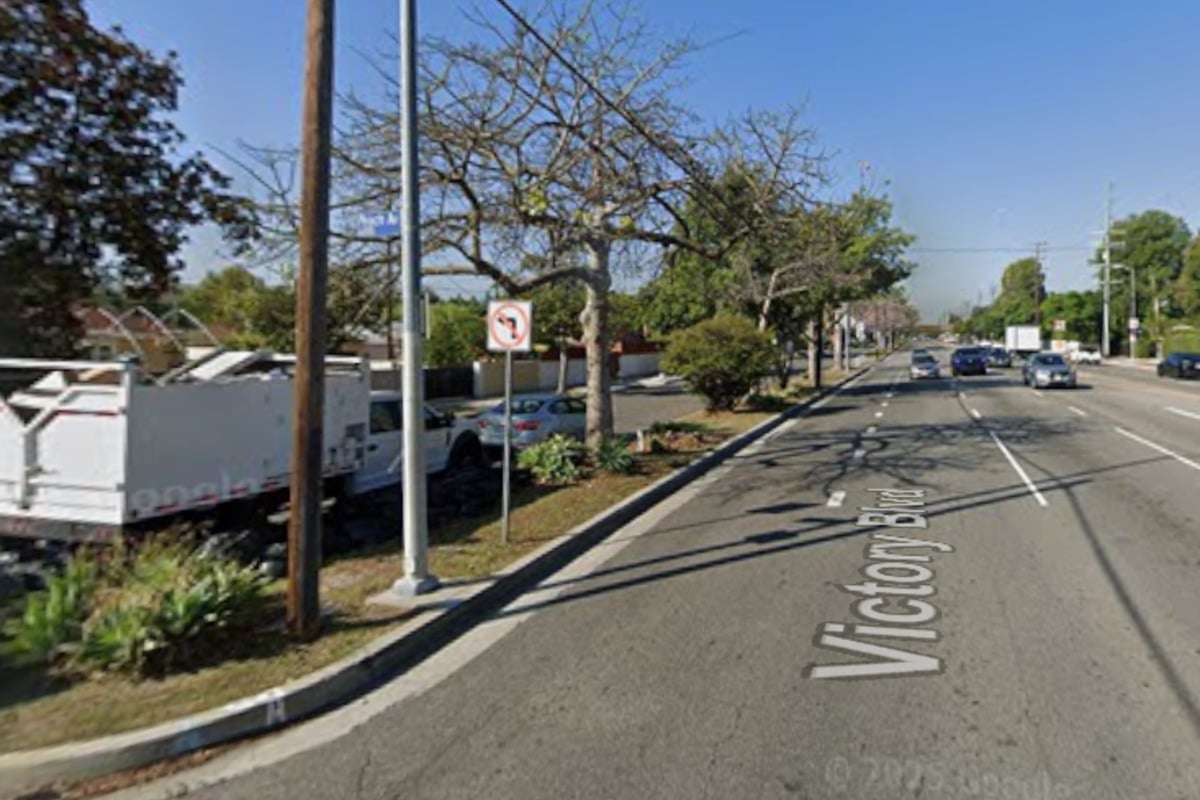 Two Hospitalized After Car Crashes into Power Pole in Van Nuys,