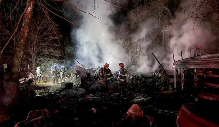 Two Hospitalized, Pets Missing as Fire Ravages Montgomery County Home, Cause Under Investigation