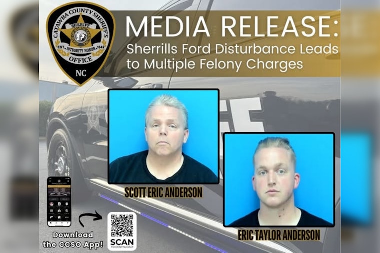 Two North Carolina Men Face Felony Charges After Violent Incident at Sherrills Ford Tire Shop
