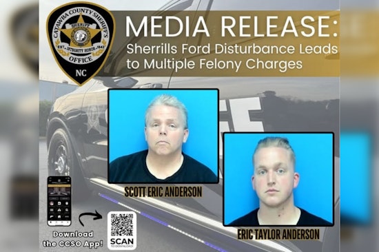 Two North Carolina Men Face Felony Charges After Violent Incident at Sherrills Ford Tire Shop