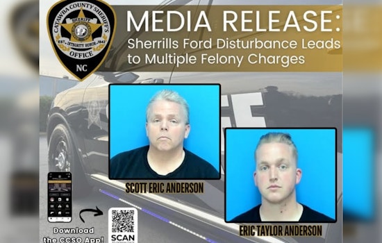 Two North Carolina Men Face Felony Charges After Violent Incident at Sherrills Ford Tire Shop