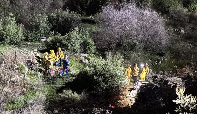 Two Rescued After Vehicle Plummets off Cliff in Kagel Canyon, Transported to Trauma Center