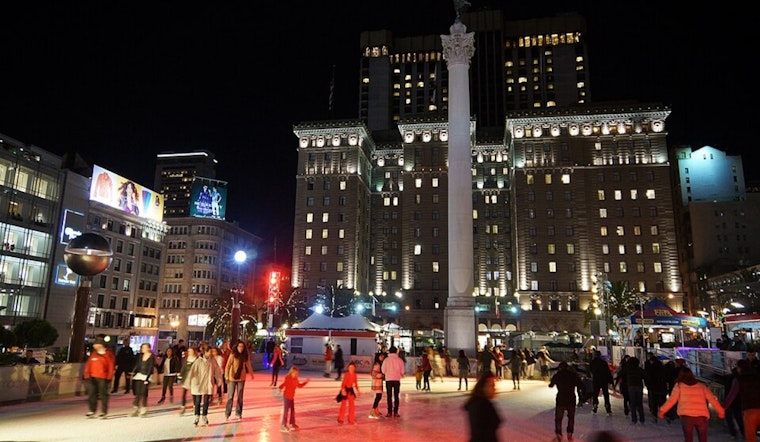 Union Square in San Francisco Gleams with Festive Joy as Safeway Holiday Ice Rink Opens for the Season