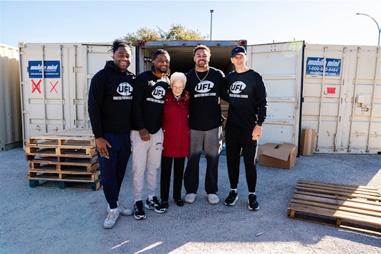 United Football League Teams Up with Mission Arlington for Six-Truckload Apparel Donation Drive