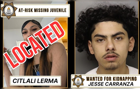 UPDATE: Missing Sacramento Teen Citlali Lerma Found Safe, Search for Abductor Jesse Carranza Continues