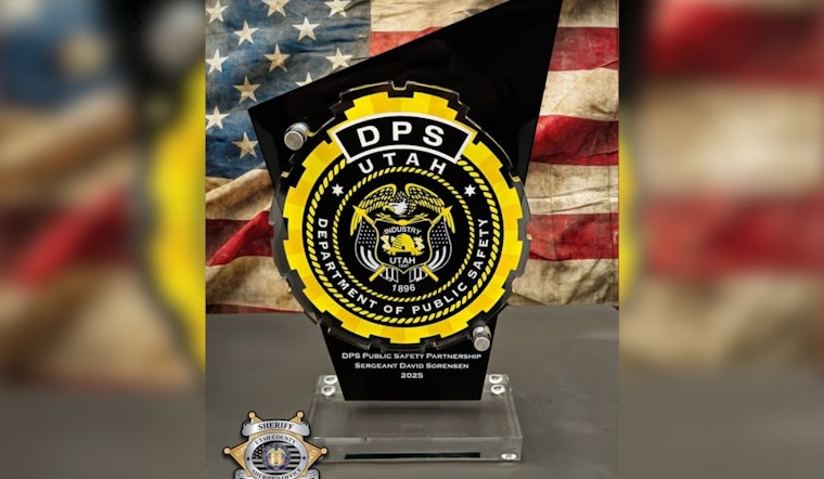 Utah County Sergeant Honored for Key Role in Enhancing School Security Through Guardian Program